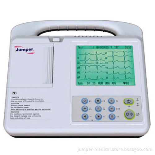 6-channel Digital ECG Machine, Electrocardiograph with Measure and Interpretation for HospitalNew